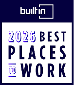 A graphic with the Built In logo and the text 2026 Best Places to Work.